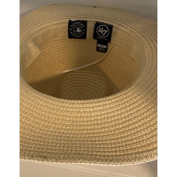 2024 MLB All Star Game Cowboy Straw Hat 47 Brand OSFA Beige NEW WITH TAGS - Picture 7 of 9